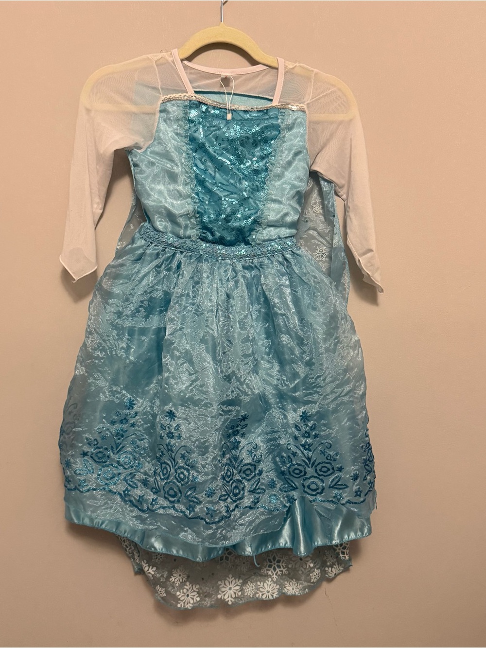 Little Girl Blue Princess Costume Dress - Elsa like Costume size 5